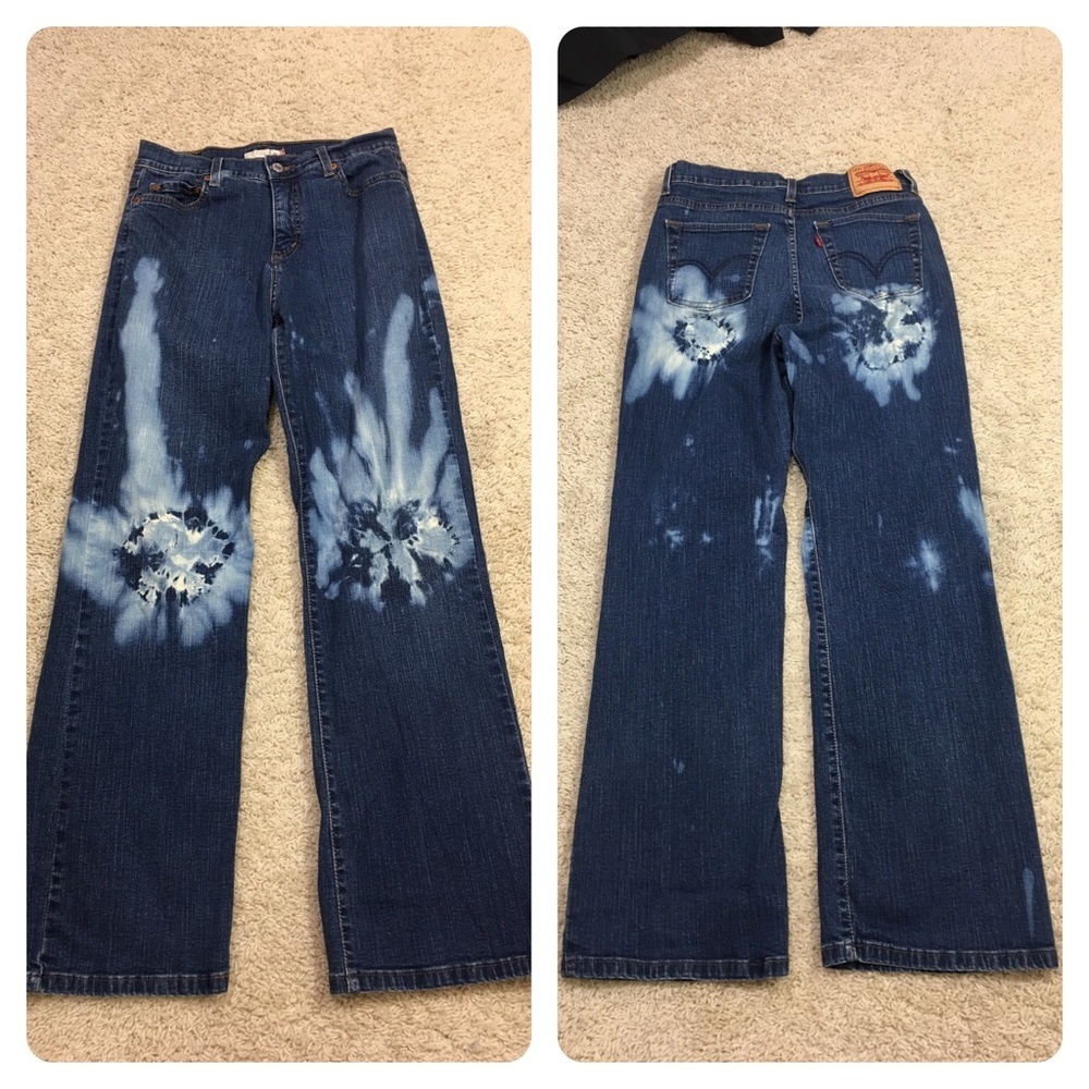 Levi’s High rise tie dye jeans
